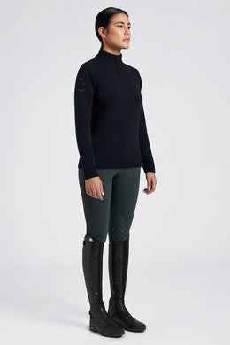 Cavalleria Toscana CT Lambswool Half Zip Sweater