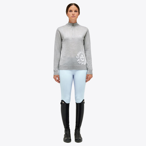 Jacquard CT Orbit Merinos Blend Half-Zip Sweater