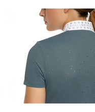 Micro Sequins Half Zip Competition Polo