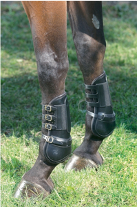 TENDON BOOT LEATHER LINED WITH BUCKLES