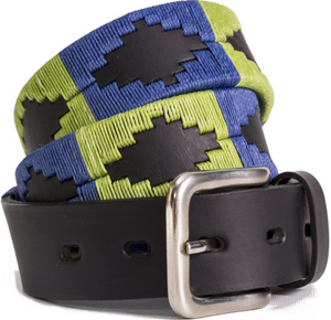Traditional Argentine Polo Belt - Blackcurrant