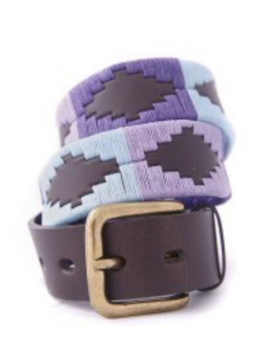 Traditional Argentine Polo Belt - Heather