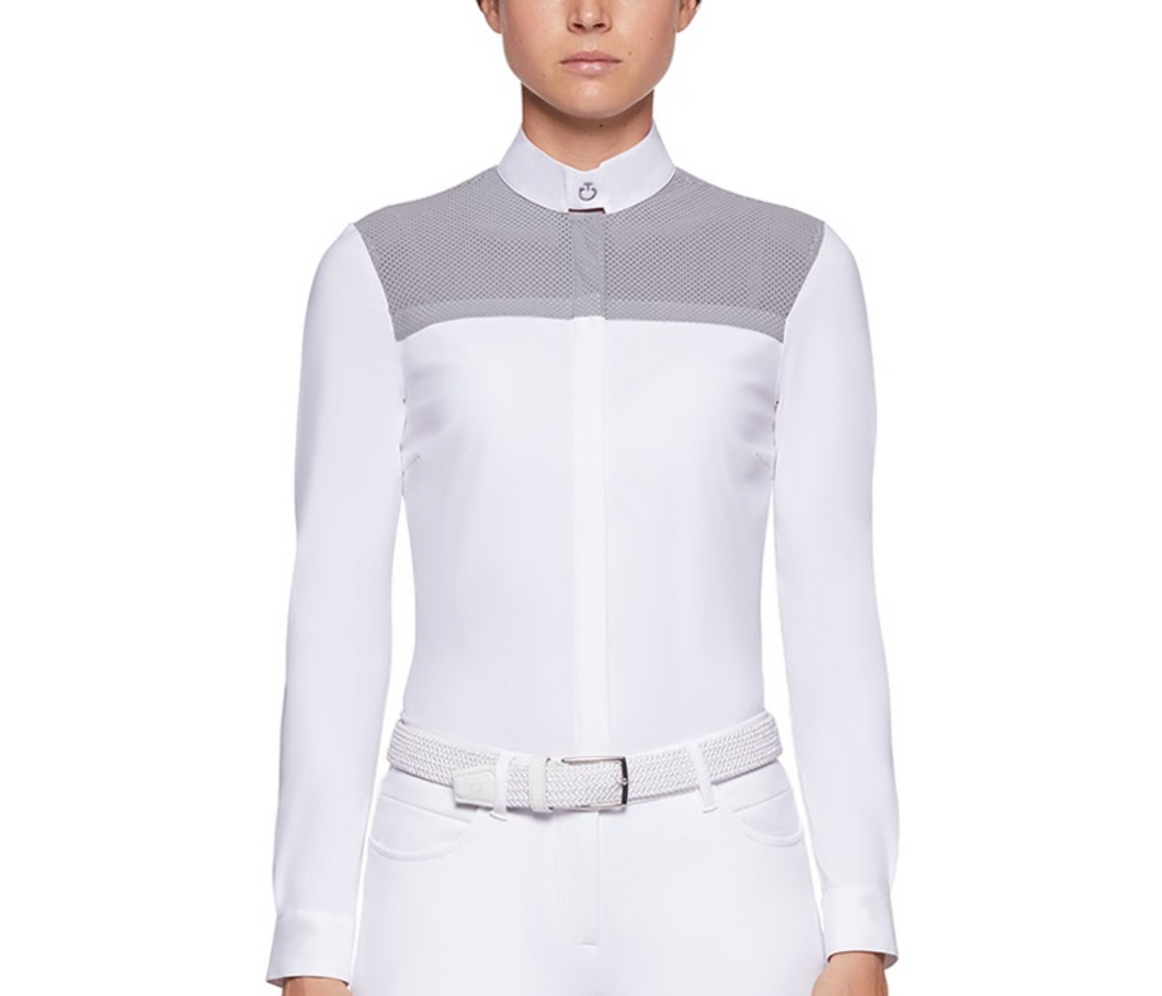 CT collar perforated insert l/s competition shirt