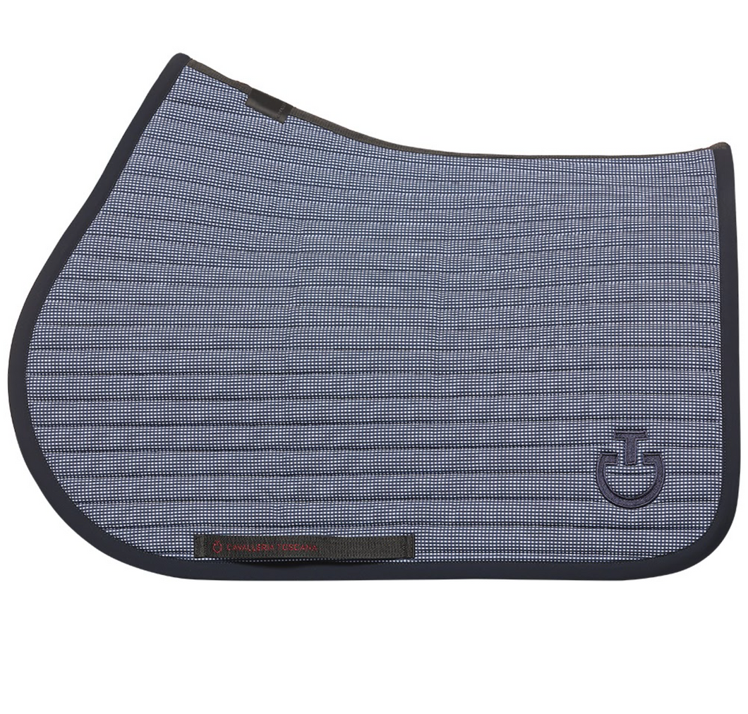CT quilted row jersey jumping saddle pad