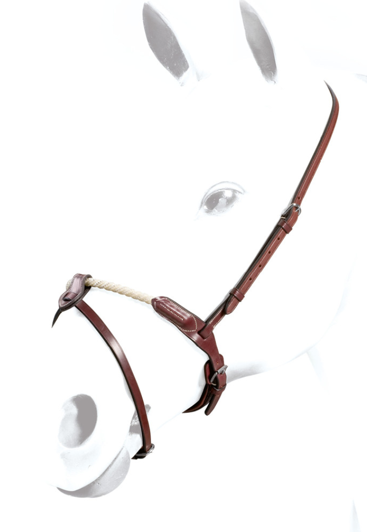 Leather/ Rope Flash Noseband