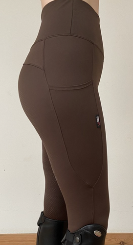 EPICO Full Grip Riding Leggings - Brown