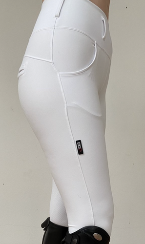 EPICO Full Grip Competition Riding Leggings - White