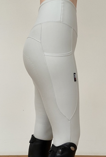 EPICO Full Grip Riding Leggings - Light Grey