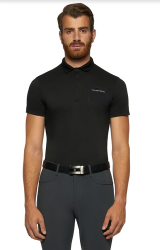 CT Jersey Piqué s/s Training Polo with Perforated Pocket