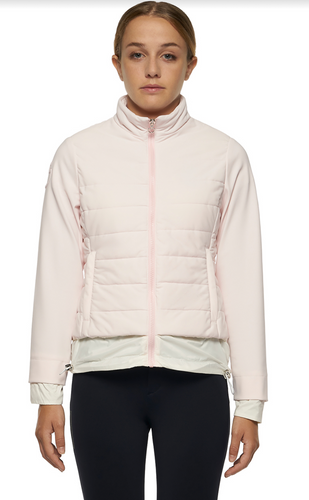 CT Jersey Quilted Puffer Jacket with Nylon Insert