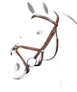 Grackle Bridle with Clinchered Browband
