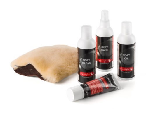EQUIPE CLEANING KIT - SOFT CARE 500ML + SHEEPSKIN GLOVE