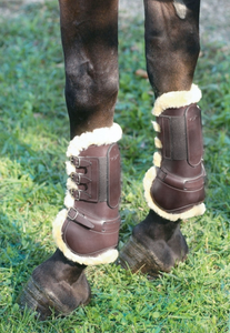 TENDON BOOT SHEEPSKIN LINED WITH BUCKLES